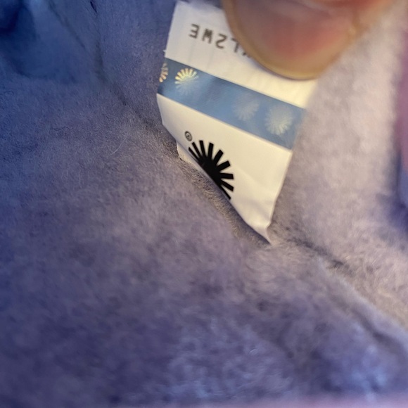 UGG Purple and Pink Fluffy Slippers - Picture 4 of 9